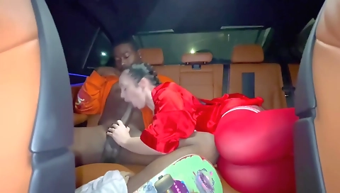 Amateur interracial big tits video with a big cock