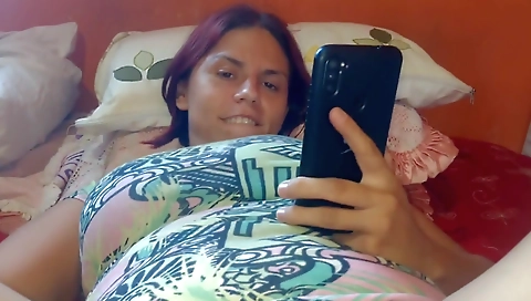 Red-haired babe with round ass gets it fucked deep in POV