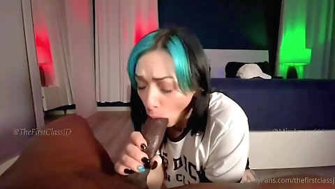 Amateur interracial deepthroat with a tattooed teen 18+