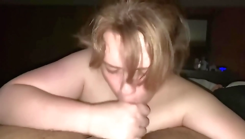 Busty blonde milf gets her tits fucked in the backyard