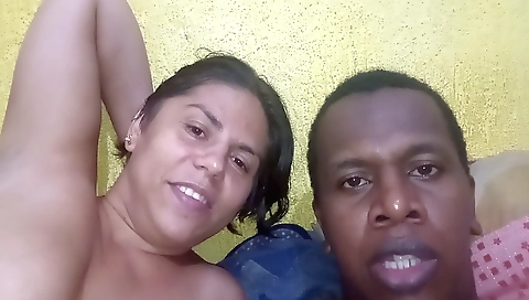 Black hottie with a big ass and big tits in the casting video