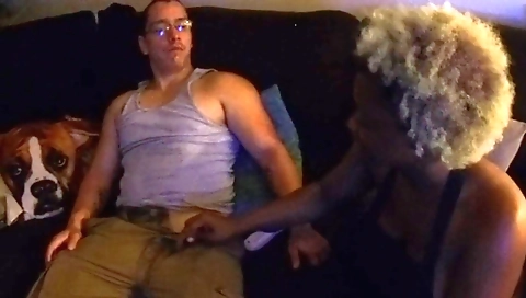 Hot big ass ebony chick is getting deep throated and filmed