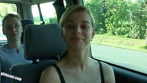 Sexy blonde teen with a hot face with her 1993 teen girlfriend