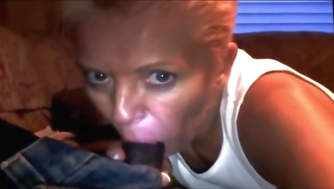 Black and white sex show of a black man fucking a blonde