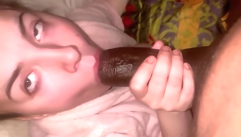 Young woman fucked her ass deepthroat with her big cock