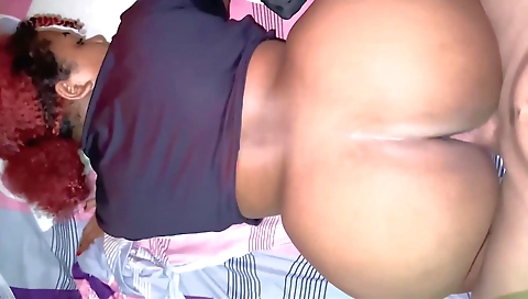 Red head milf 18+ deepthroats and gets pounded doggy style