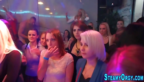 Red haired man fucks a blonde in a deepthroat scene